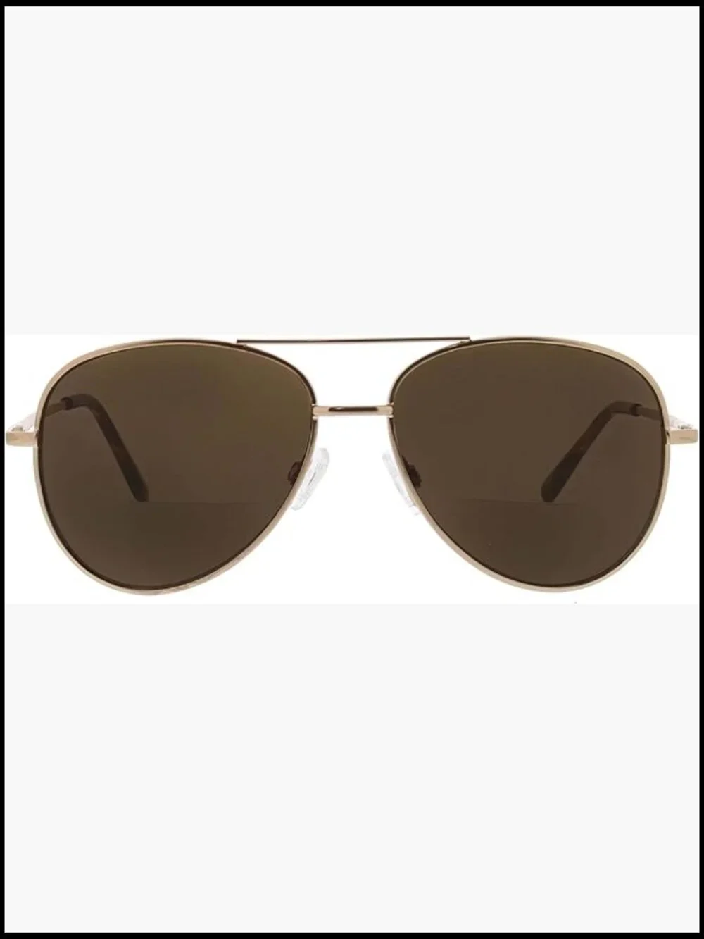 Bifocal Aviator Sunglasses - UV400 Protection, Lightweight